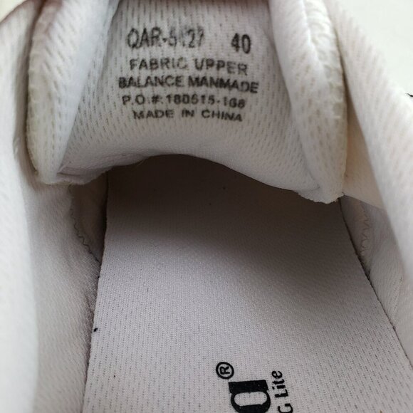 Alegria TRAQ Qarma Sneaker Womens 9.5-10 EU 40 White Walking Knit Comfort Shoe - Picture 11 of 12